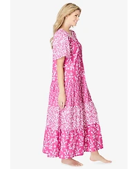 Only Necessities Plus Long Tiered Print Lounger