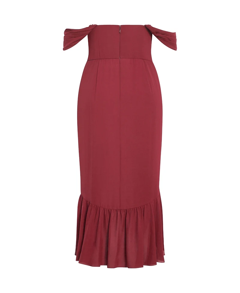 City Chic Plus Rosabella Maxi Dress