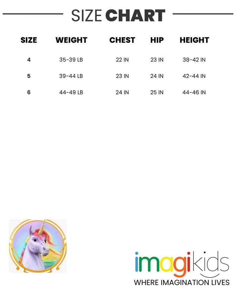 Unicorn Academy Little Girls Sophia & Wildstar T-Shirt (4