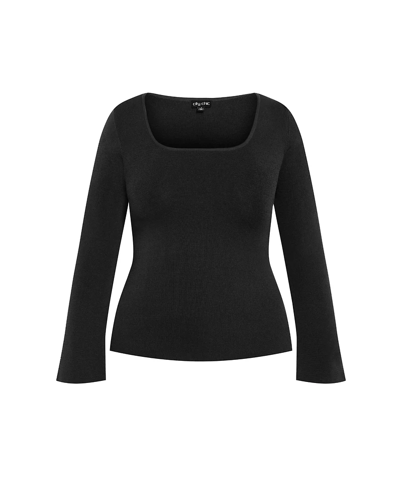 City Chic Plus Brooklyn Sweater