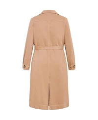 City Chic Plus Laylo Trench Coat