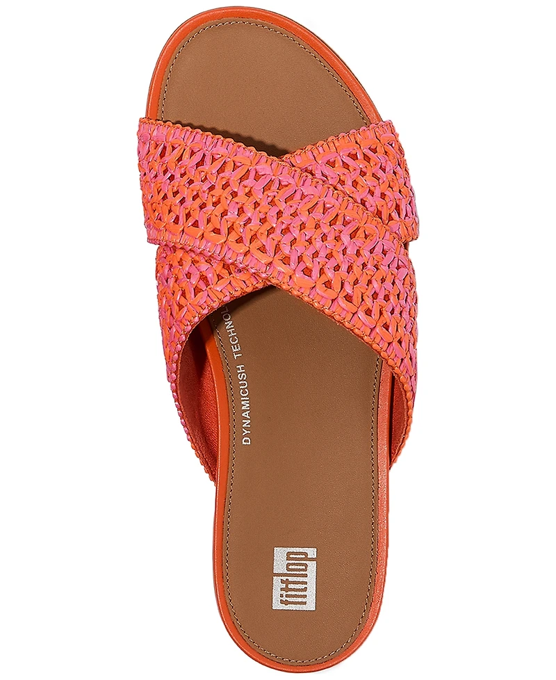 FitFlop Women's Gracie Woven Cross Slide Sandals