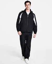 Hugo By Hugo Boss Mens Benno Colorblocked Hooded Track Jacket Gregor Relaxed Fit Track Pants