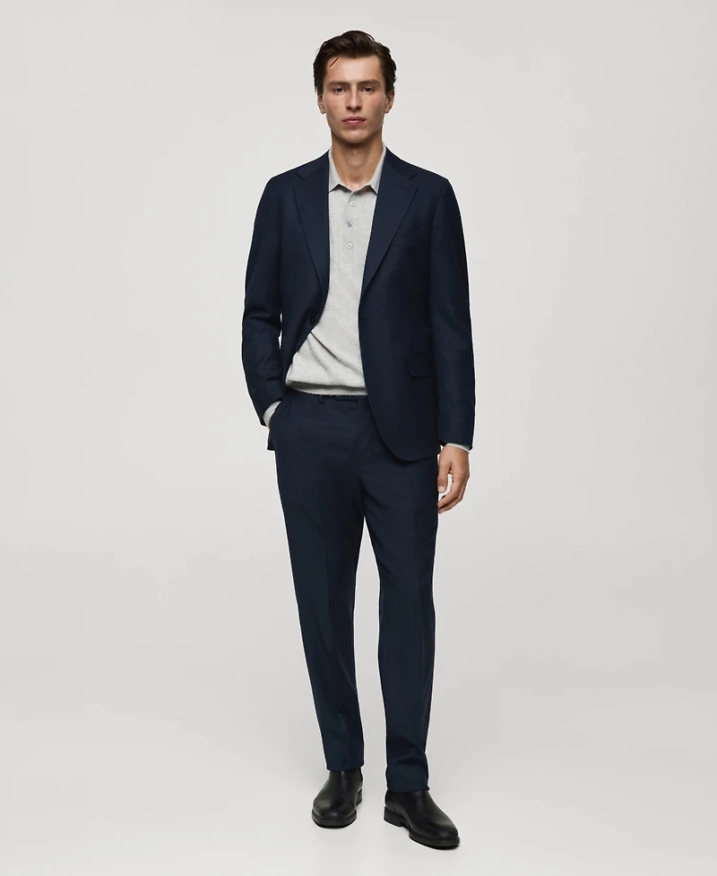 Mango Men's Slim-Fit Virgin Wool Suit Blazer