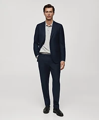 Mango Men's Slim-Fit Virgin Wool Suit Blazer