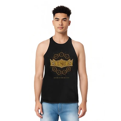House Of The Dragon Men's Crown Adult Tank Top