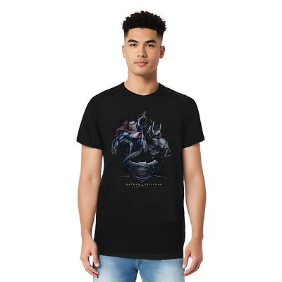 Batman V Superman Mens Team Up Short Sleeve Adult Tee / T-Shirt