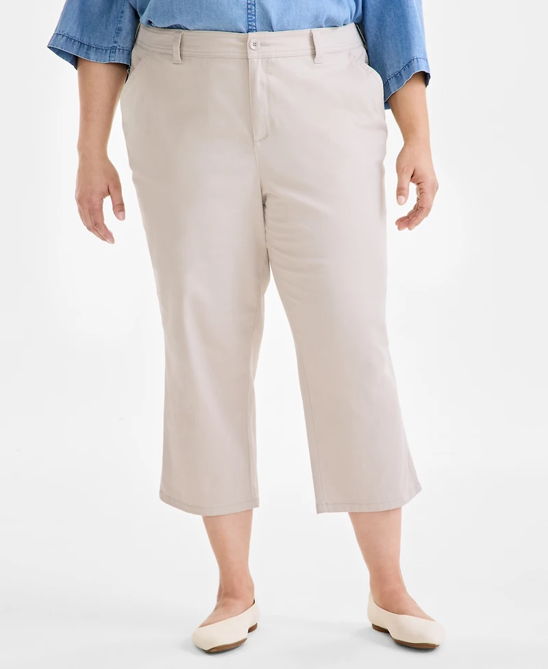 Style & Co Plus Size Comfort Capri Pants, Exclusively at Macy's