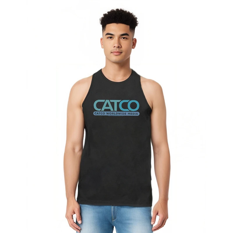 Supergirl Mens Catco Logo Adult Tank Top
