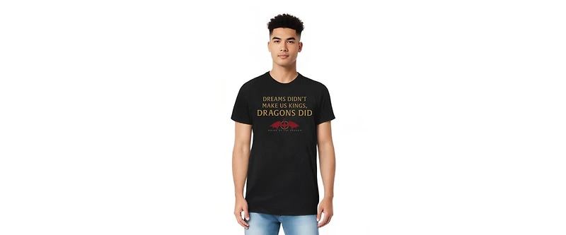 House Of The Dragon Men's Not Dreams Short Sleeve Adult Tee / T-Shirt