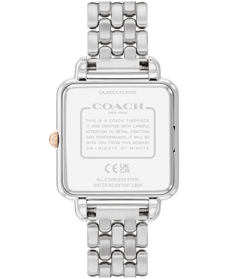 Coach Women's Cass Two-Tone Stainless Steel Bracelet Watch, 28mm