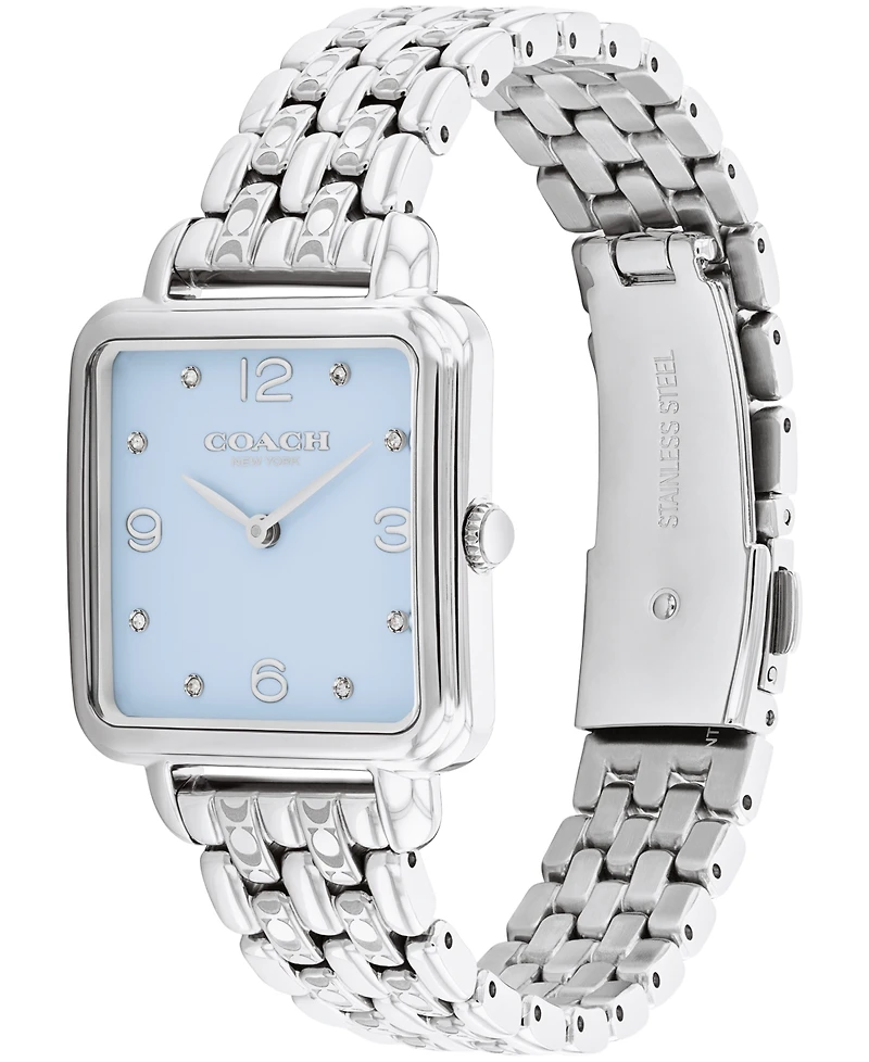 Coach Women's Cass Silver Tone Stainless Steel Bracelet Watch, 28mm