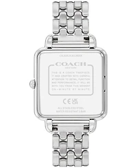 Coach Women's Cass Silver Tone Stainless Steel Bracelet Watch, 28mm