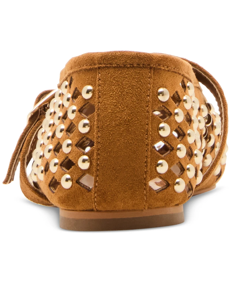 Steve Madden Women's Dreaming Studded Mary Jane Flats