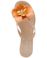 Steve Madden Women's Poppyseed Floral Jelly Slide Sandals
