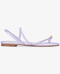 Smash Shoes Women's Charlotte Gold Toe Strappy Flat Sandals - Extended Sizes Available