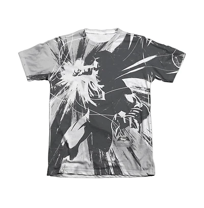 Batman V Superman Mens Graphic Contrast Adult Poly/Cotton Short Sleeve Tee / T-Shirt