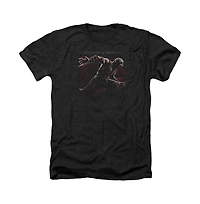 Mortal Kombat X Mens Scorpion Lunge Adult Heather Tee / T-Shirt