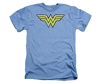 Dc Wonder Woman Men's Comics Ww Logo Distressed Adult Heather Tee / T-Shirt