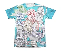 Dc Wonder Woman Men's Superhero Girls Comics Justice Gang Adult Poly/Cotton Short Sleeve Tee / T-Shirt