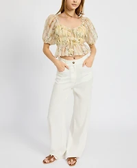En Saison Women's Elliot Organza Top
