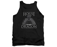 House Of The Dragon Men's Sword Throne Adult Tank Top