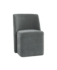 Hulala Home Scott Modern Dining Chair with Lightweight Construction and Universal Wheels