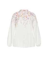 Plus Keyla Print Shirt