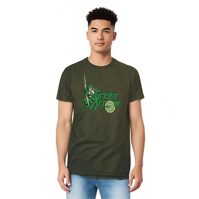 Dc Green Arrow Men's Comics Short Sleeve Adult Tee / T-Shirt