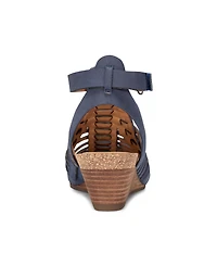 Earth Women's Hattie Fisherman Wedge Sandals