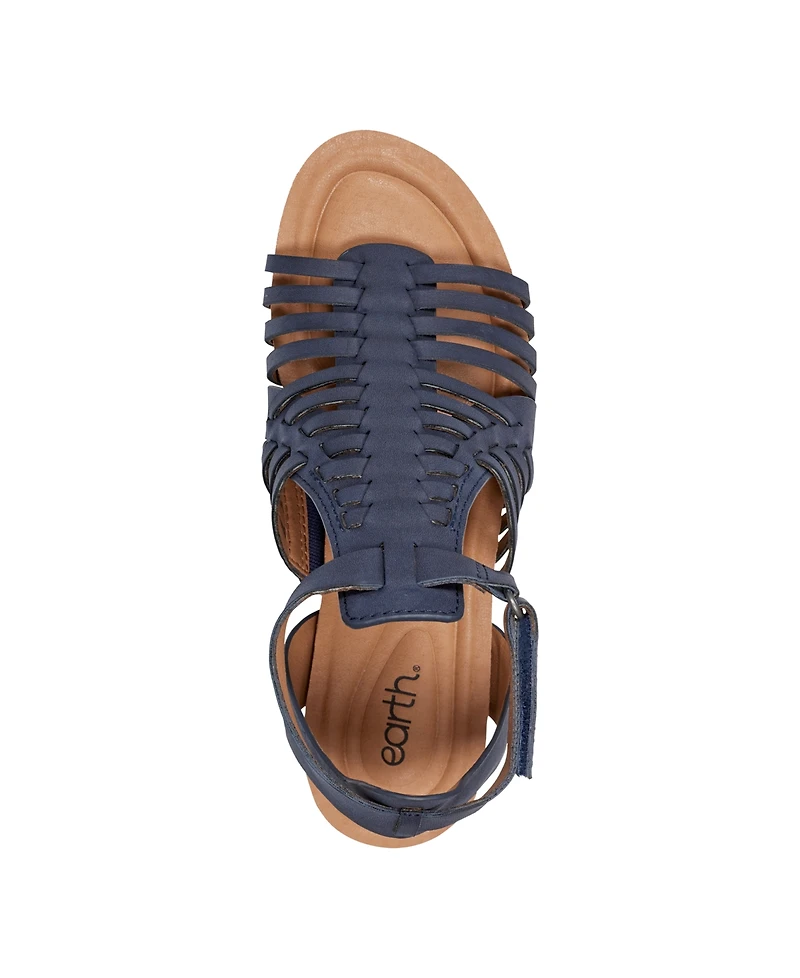 Earth Women's Hattie Fisherman Wedge Sandals