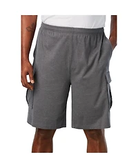 KingSize Big & Tall Lightweight Jersey Cargo Shorts