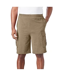 KingSize Big & Tall Lightweight Jersey Cargo Shorts