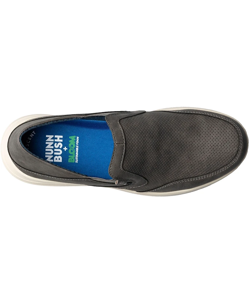 Nunn Bush Men's Conway Ez Moc Toe Slip On Shoes