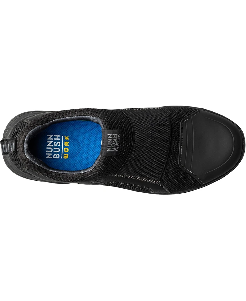 Nunn Bush Men's Grazie Work Splash Guard Slip Resistant On Shoe