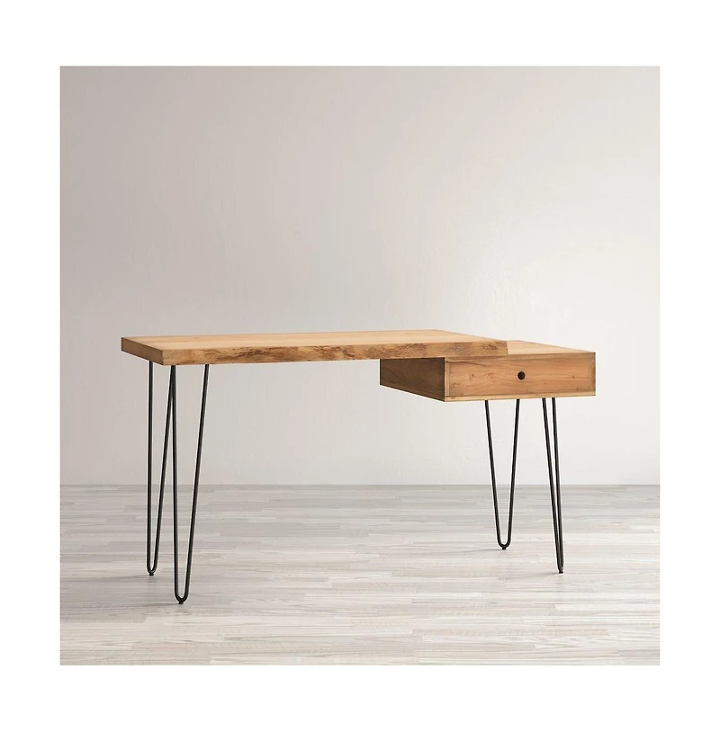 Jofran Nature's Edge Solid Acacia Desk with Drawer