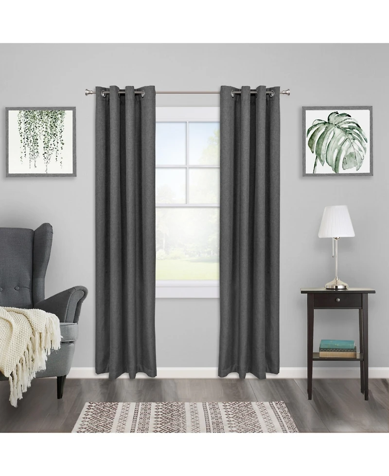 Kenney Fast Fit Vance 5/8" Adjustable Decorative Curtain Rod for Easy Installation