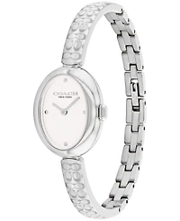 Coach Women's Sammy Silver Tone Stainless Steel Bangle Bracelet Watch