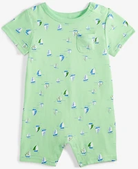 Baby Boys Sailboat-Print Sunsuit, Exclusively at Macy's