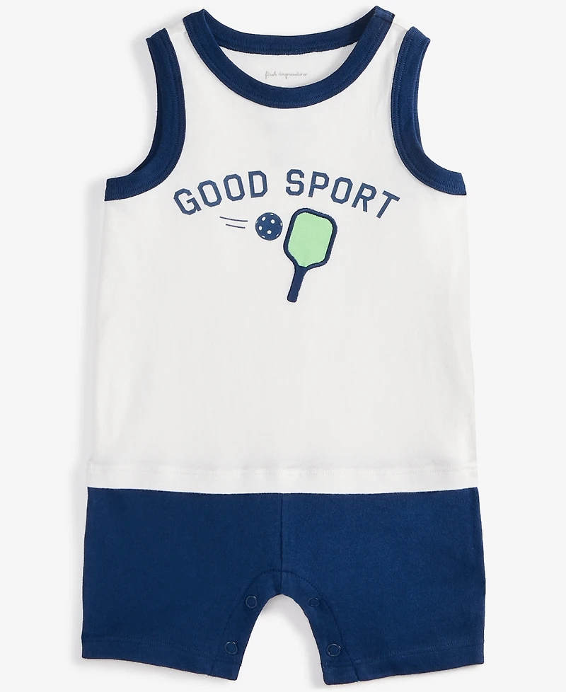 Baby Boys Good Sport Graphic Sunsuit, Exclusively at Macy's