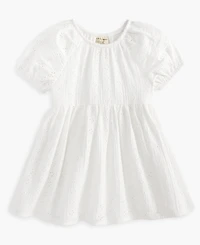 First Impressions Baby Girls Woven Cotton Eyelet Dress, Exclusively at Macy's