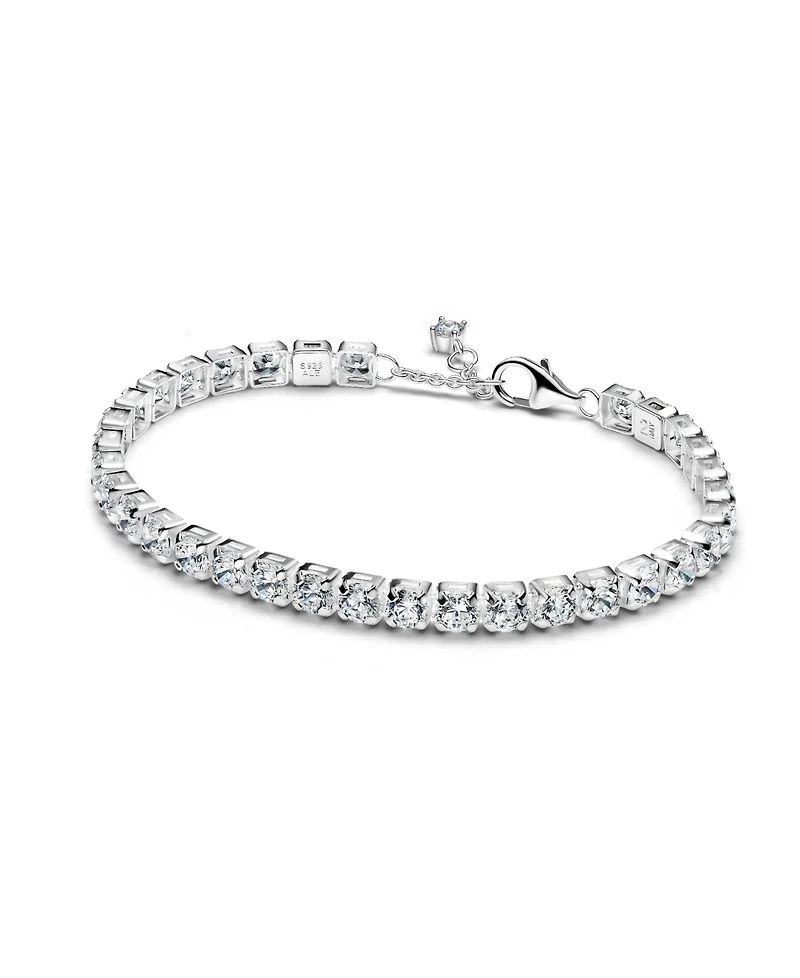 Pandora Sterling Silver Sparkling Bold Tennis Bracelet