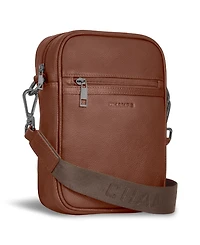 Onyx Vertical Leather Cross Body