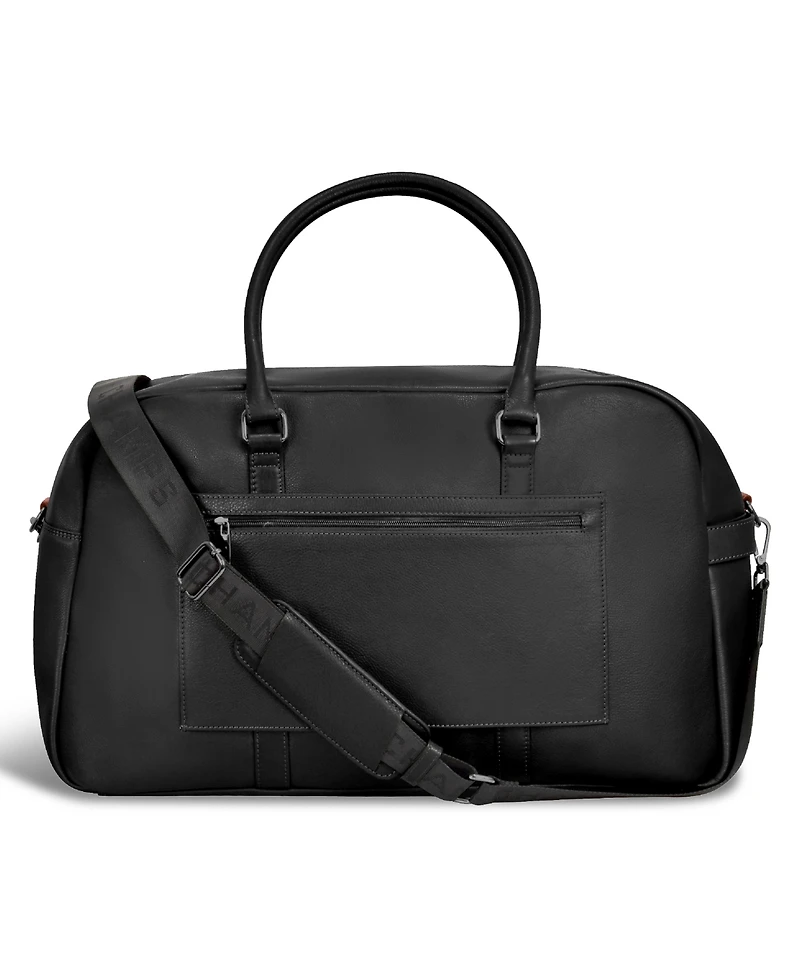 Onyx Leather Duffle Bag