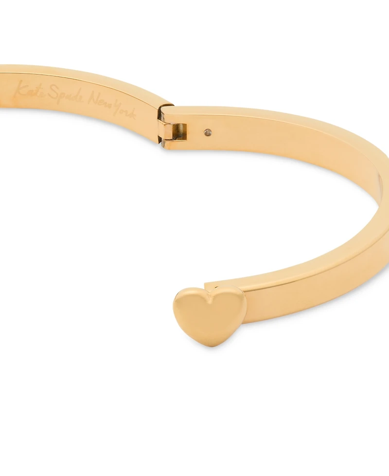 Kate Spade New York Enamel Polished Heart You Bangle Bracelet