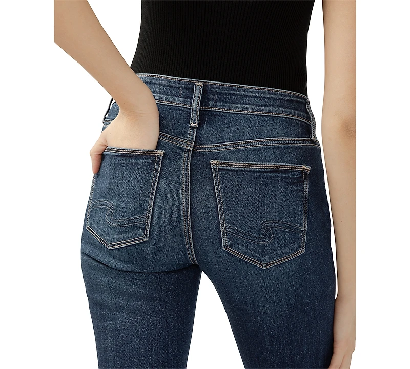 Silver Jeans Co. Women's Suki Mid-Rise Curvy-Fit Bootcut