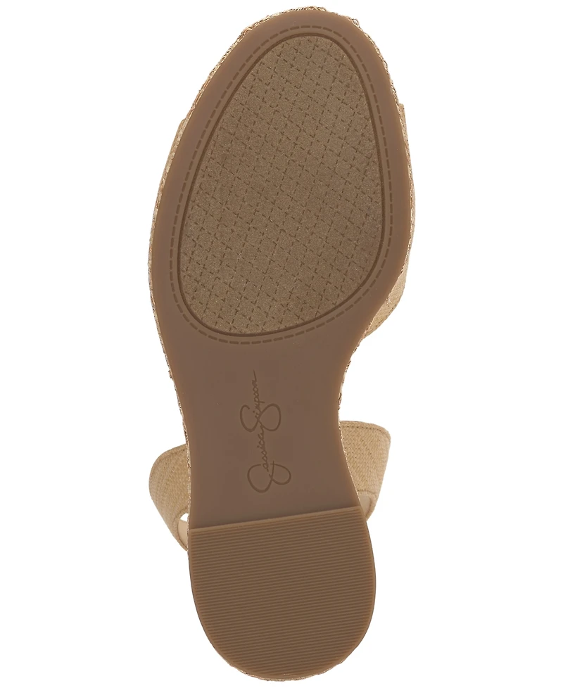 Jessica Simpson Women's Kamindi Ankle-Strap Platform Wedge Sandals