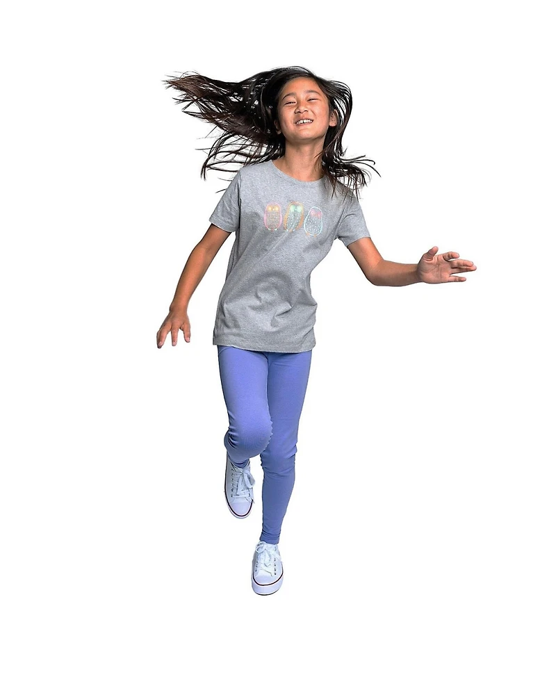Mightly Girls Fair Trade Organic Cotton Graphic Short Sleeve T-Shirt 2-pack