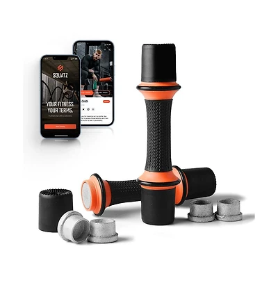 Squatz Adjustable Weight Dumbbells with Non-Slip Neoprene Grip for Versatile Workouts