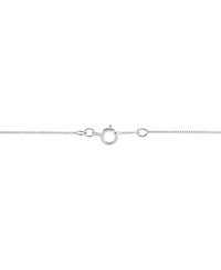 Macy's Diamond Cross Pendant 18" Necklace (1/4 ct. t.w.) in 10k White Gold